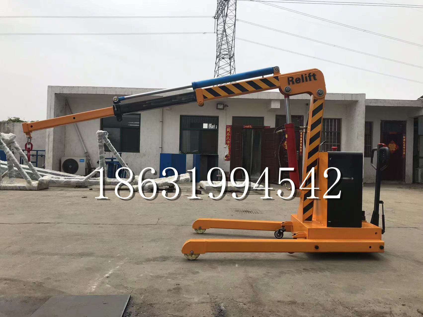 灵寿县久征定做3吨三轮随车吊 农用园林绿化移树吊 平板工程用小吊机